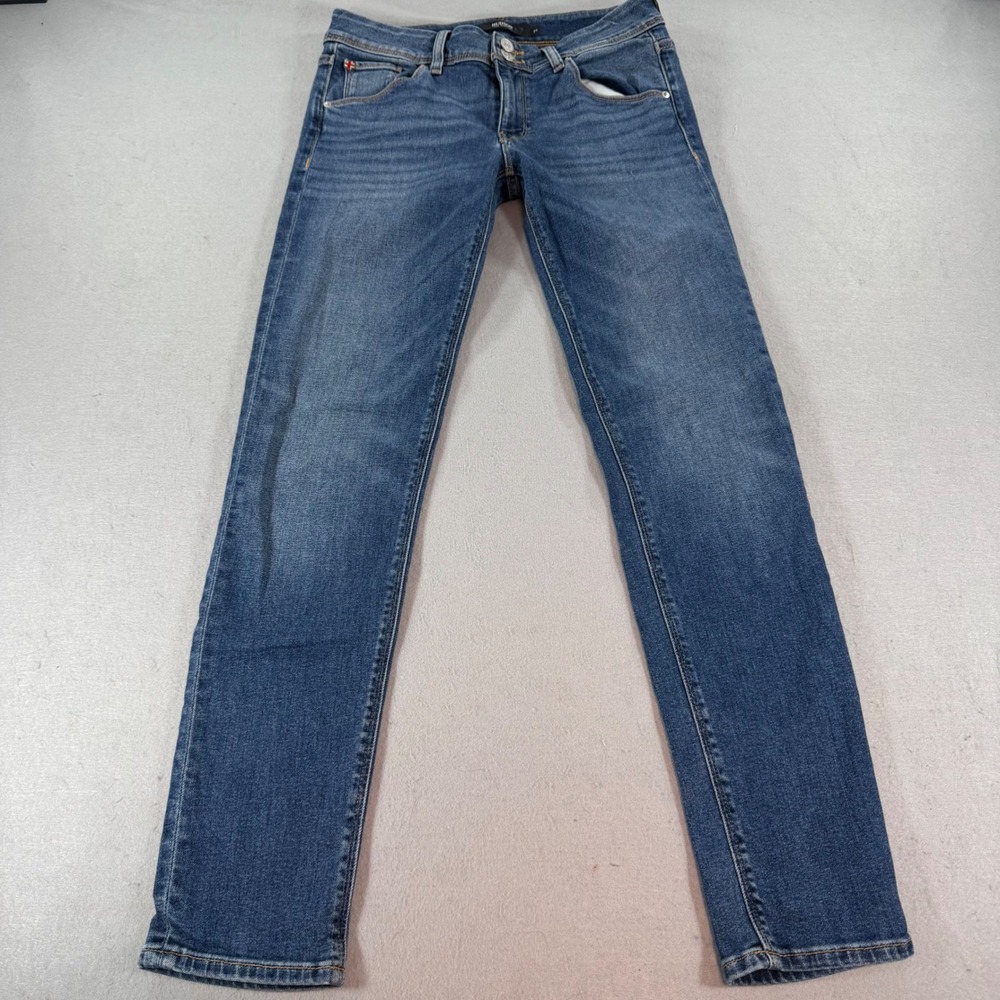 Hudson Beth Baby Bootcut Jeans Medium Wash Flap Pocket Womens 27